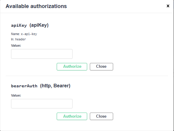 Authorize Page