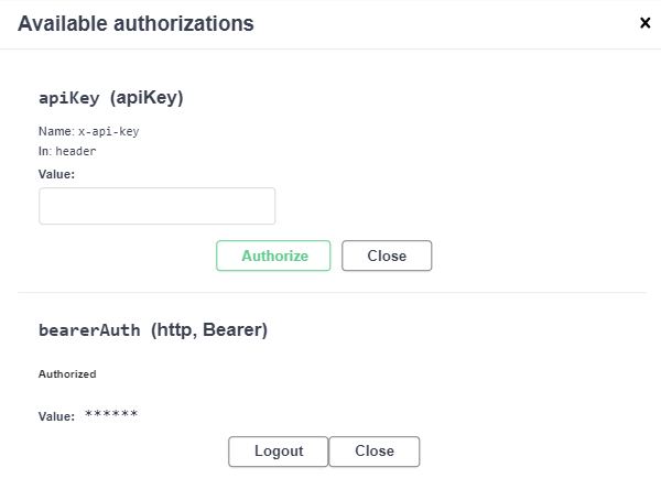 Authorize Page - Authorized