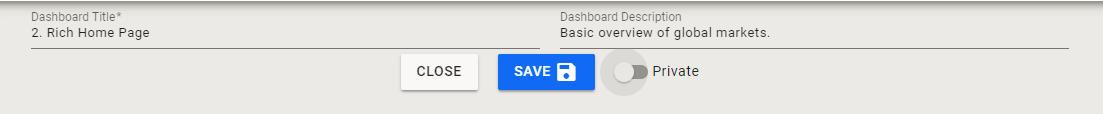 Dashboard Editor - Top