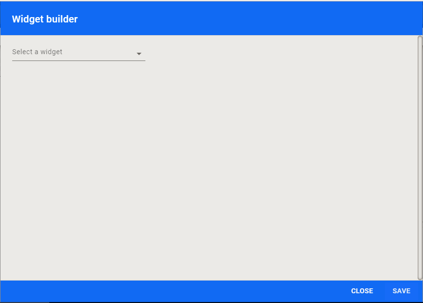 Widget Editor