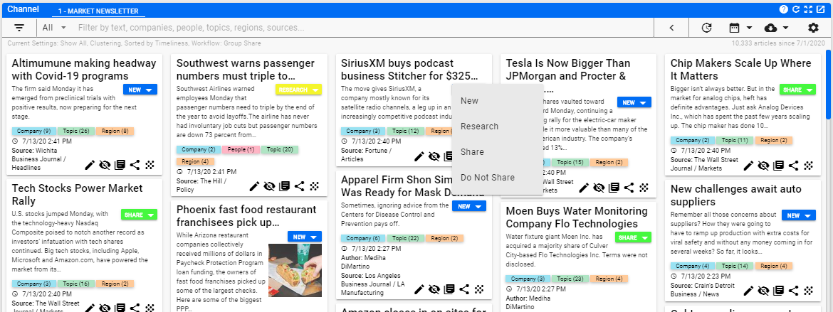 Group Share workflow use